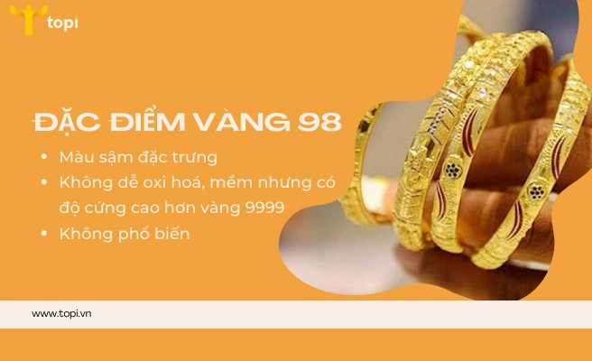 Đặc điểm của vàng 980