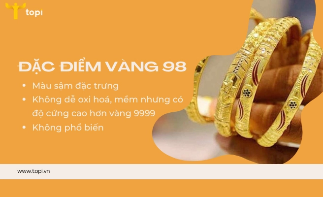 Đặc điểm nổi bật của vàng 980