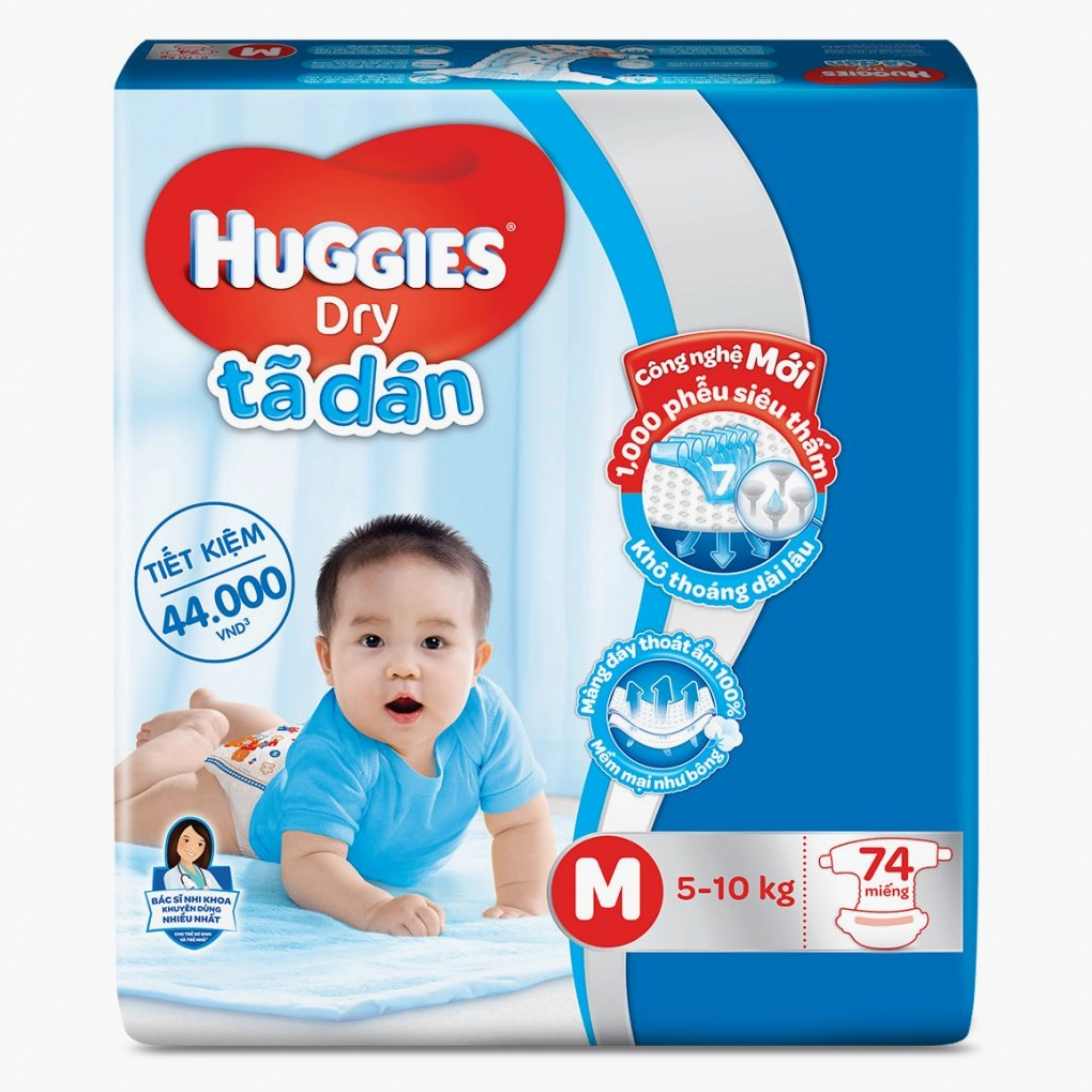 Đánh giá chi tiết các dòng bỉm Huggies phổ biến