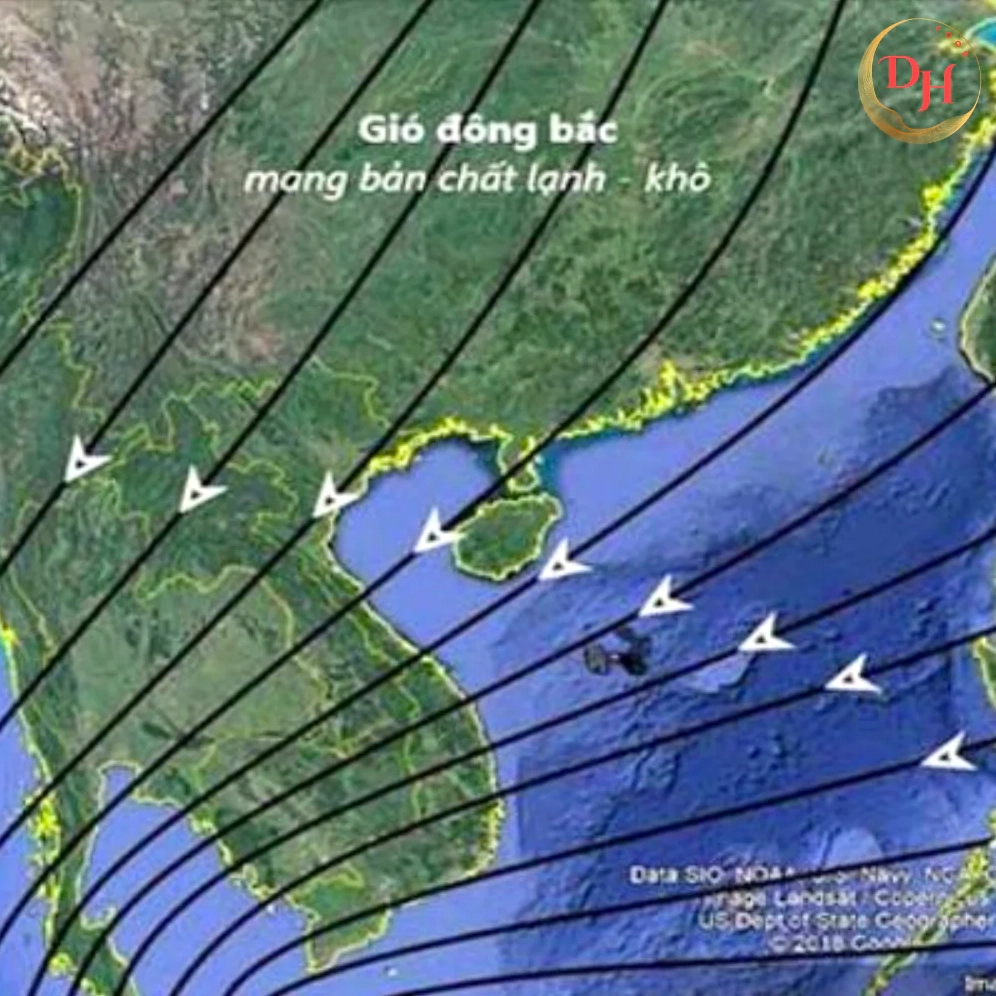 Ảnh hưởng của gió mùa đông bắc đến miền Nam Việt Nam