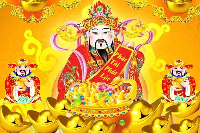 Ảnh Ông Thần Tài theo tích xưa