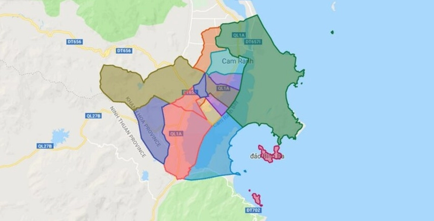 Bãi biển đẹp tại Cam Ranh