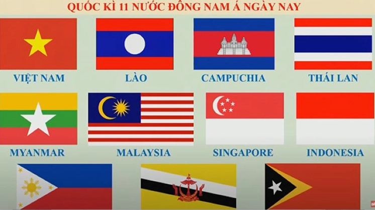 Bản đồ các nước Đông Nam Á