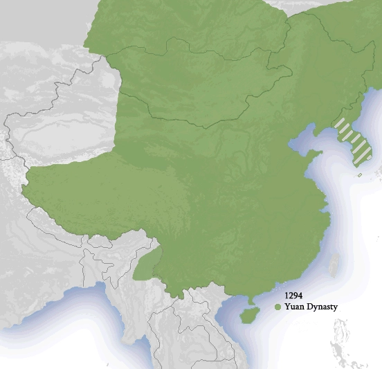Bản đồ Cao Ly dưới sự ảnh hưởng của nhà Nguyên
