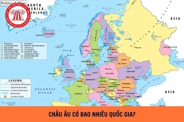 Bản đồ chính trị Châu Âu