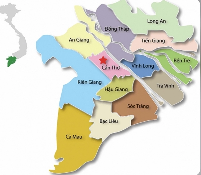 Bản đồ du lịch miền Tây