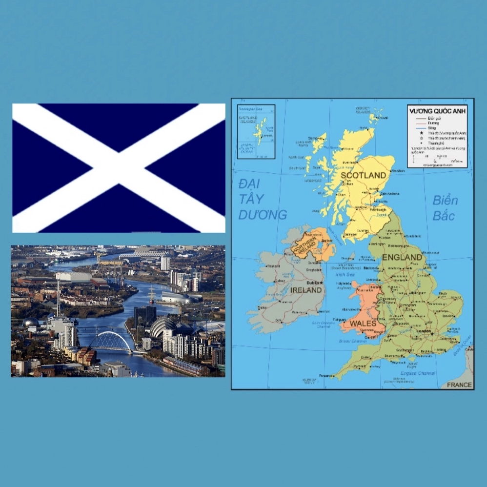 Bản đồ địa lý Scotland