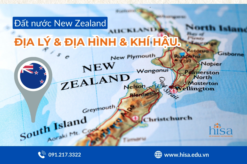 Bản đồ New Zealand chi tiết