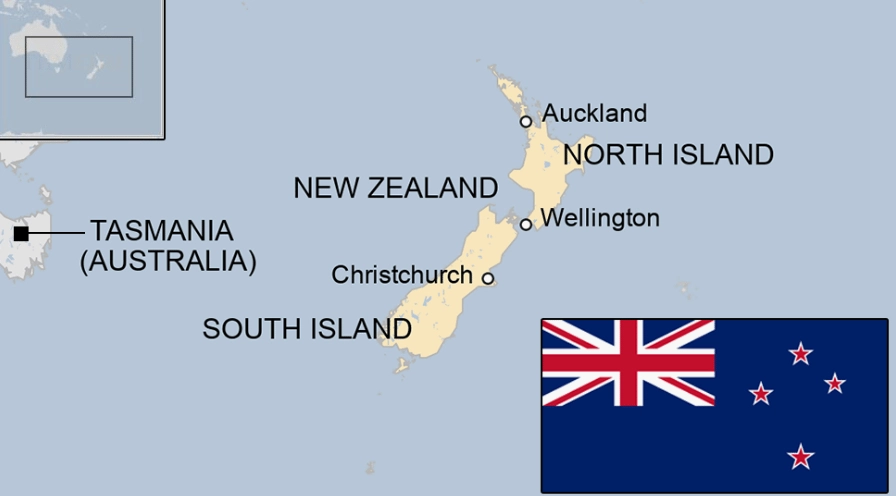 Bản đồ New Zealand