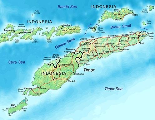 Bản đồ Đông Timor