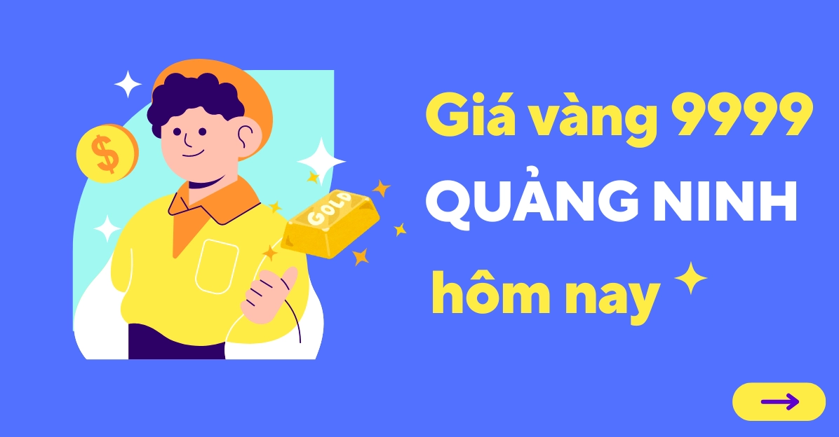 Bản đồ tỉnh Quảng Ninh với biểu tượng vàng