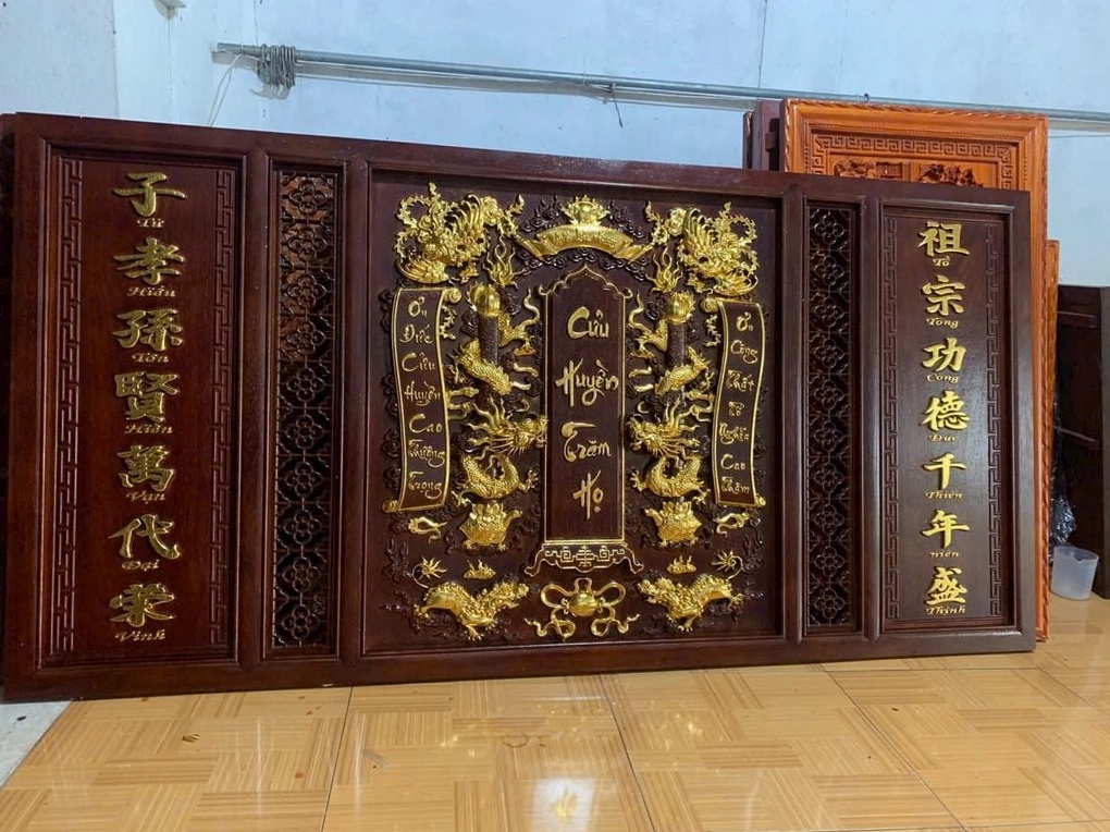 Bàn thờ Cửu Huyền Thất Tổ trang nghiêm