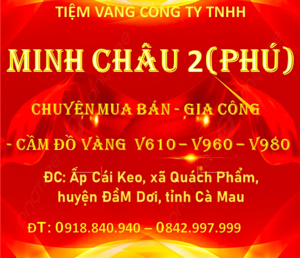 Bảng giá vàng SJC tại Cà Mau hôm nay