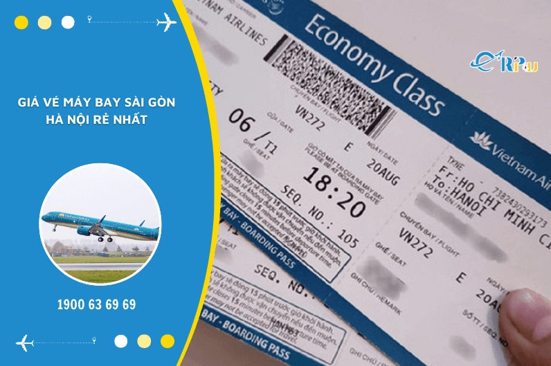 Bảng giá vé máy bay Hà Nội - Sài Gòn