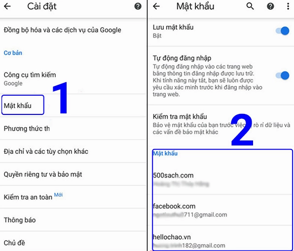 Bảo mật tài khoản Google