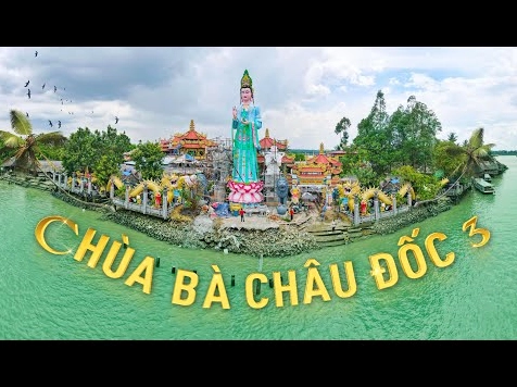 Bên trong Chùa Bà Châu Đốc 3 với không gian trang nghiêm