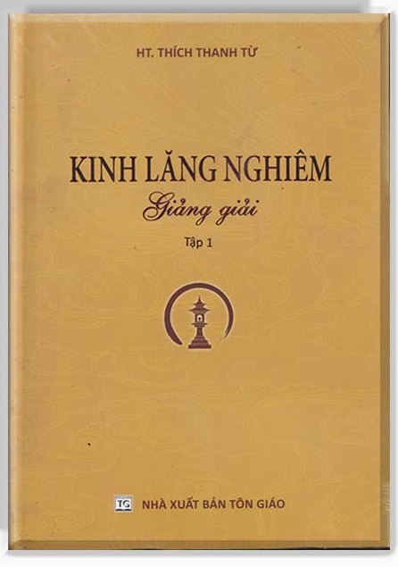 Bìa Kinh Lăng Nghiêm được giảng giải chi tiết