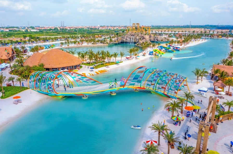 Biển hồ tạo sóng tại Vinhomes Ocean Park 2