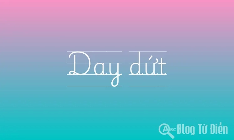 Biểu cảm khuôn mặt thể hiện sự day dứt