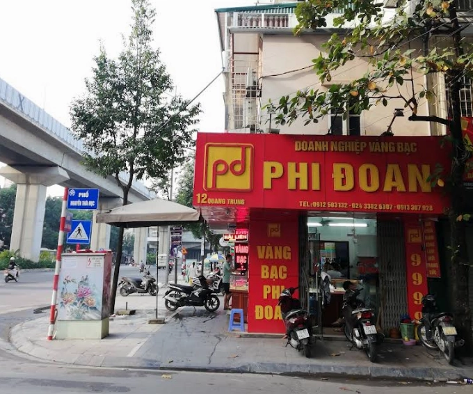 Biểu đồ biến động giá vàng theo ngày
