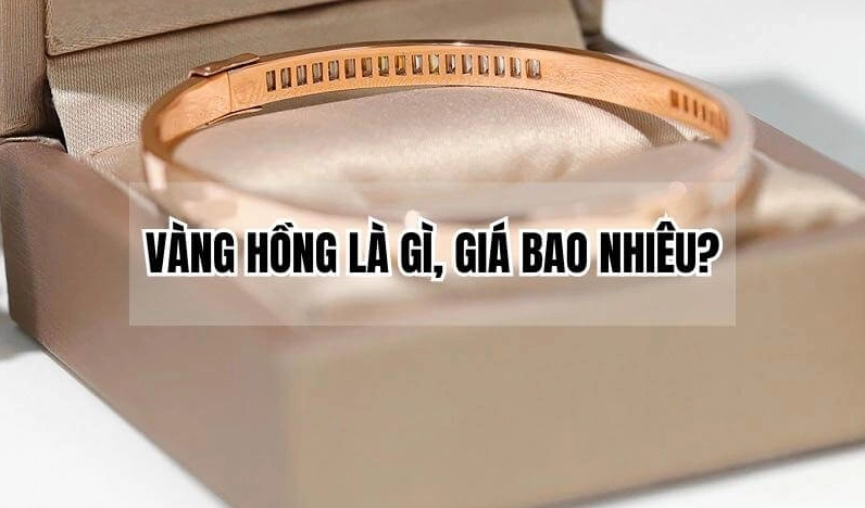 Biểu đồ cập nhật giá vàng hồng hôm nay