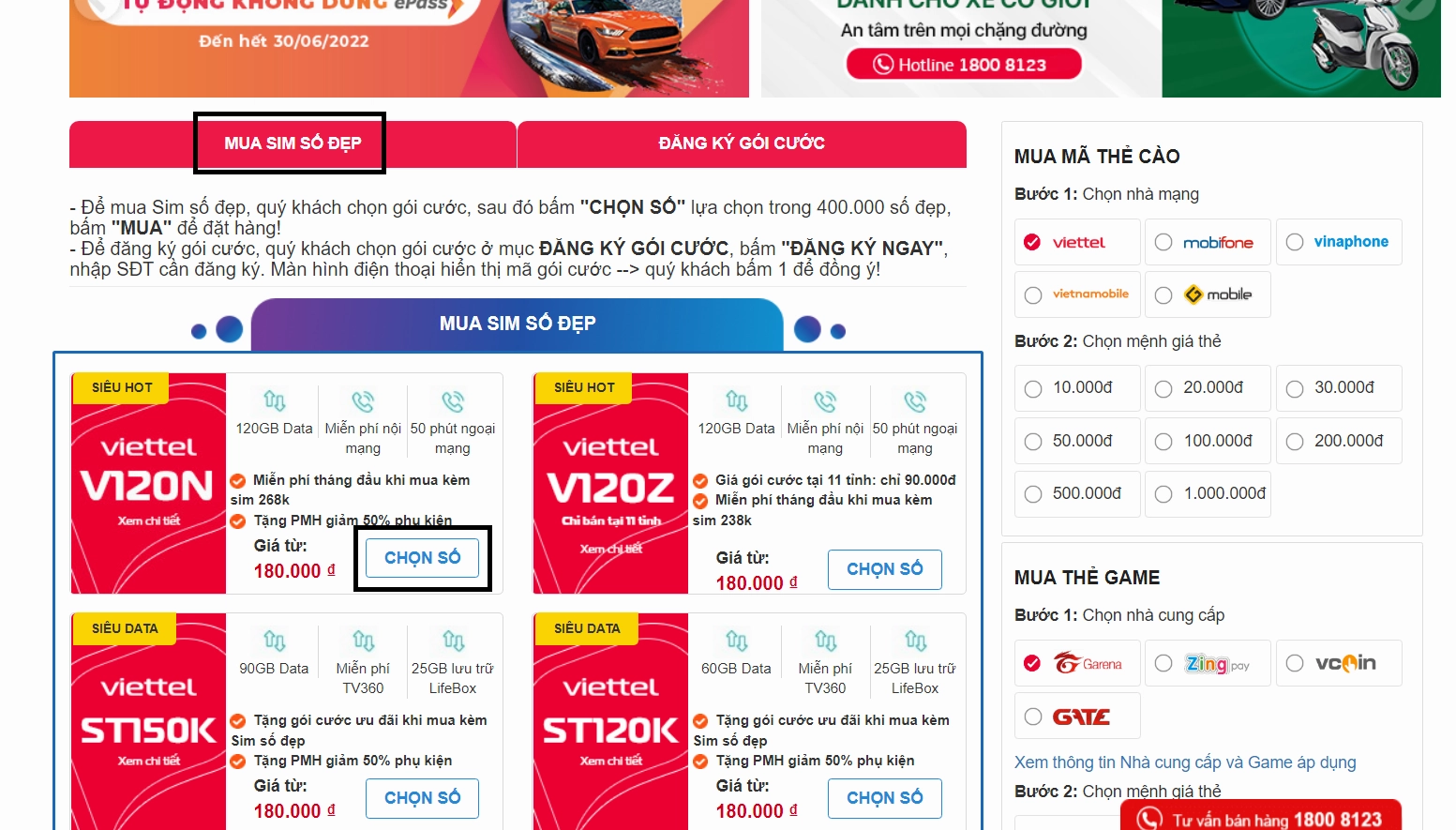 Biểu đồ chuyển đổi đầu số của Viettel