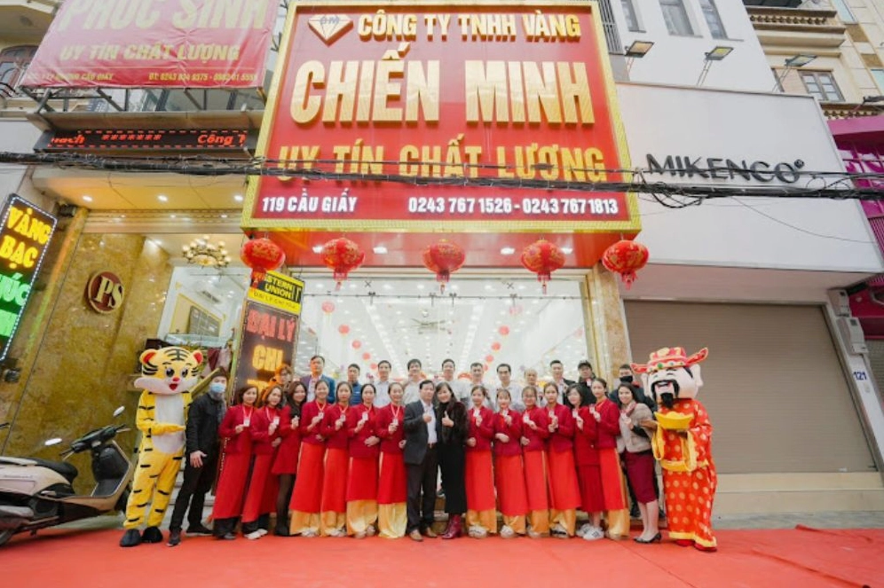 Biểu đồ giá vàng Chiến Minh hôm nay