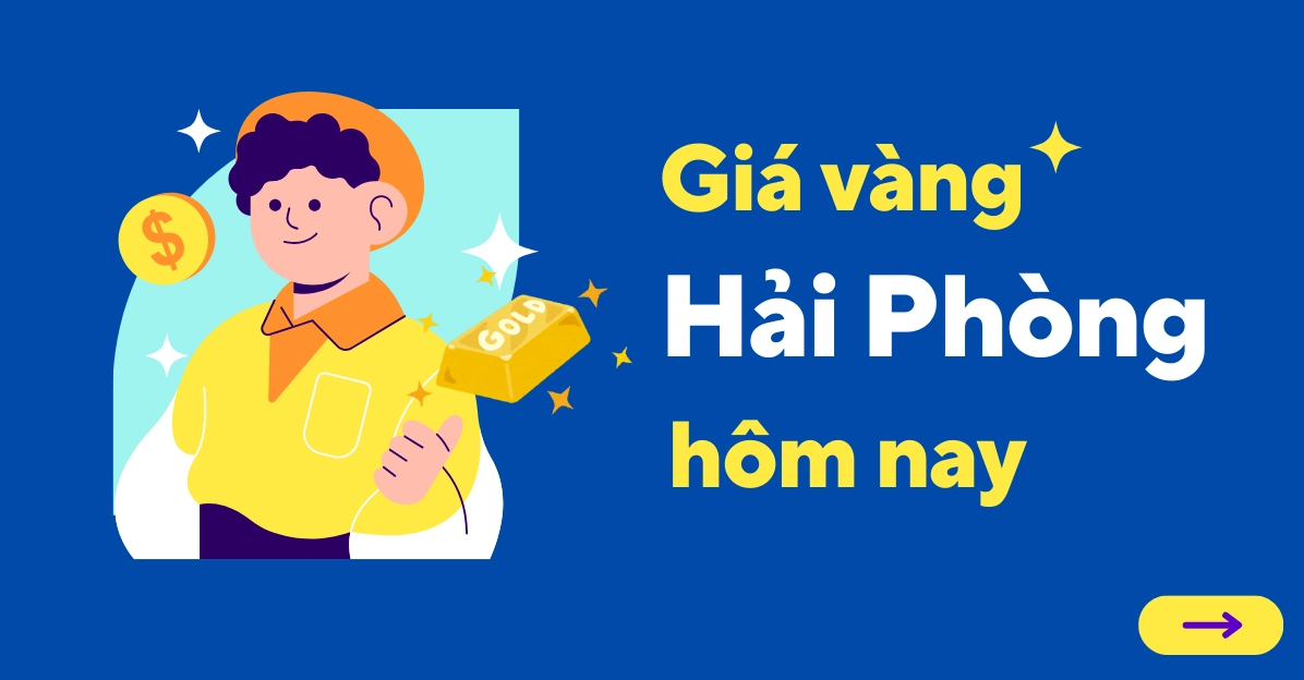 Biểu đồ giá vàng Hải Phòng hôm nay