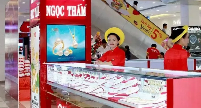 Biểu đồ giá vàng SJC tại Ngọc Thẩm Cần Thơ 2026