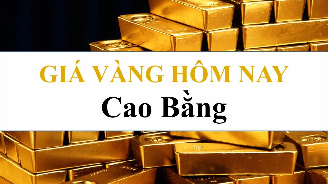 Biểu đồ giá vàng tại Cao Bằng