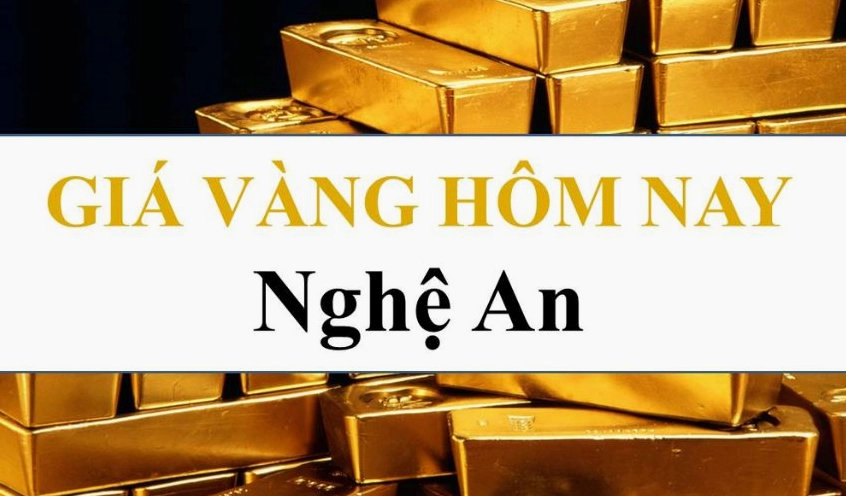 Biểu đồ giá vàng tại Nghệ An năm 2026
