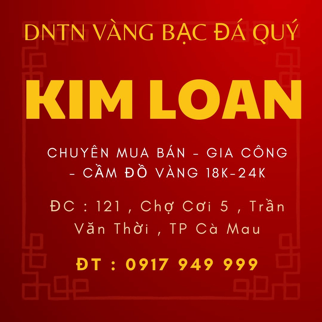 Biểu đồ giá vàng thị trường Cà Mau