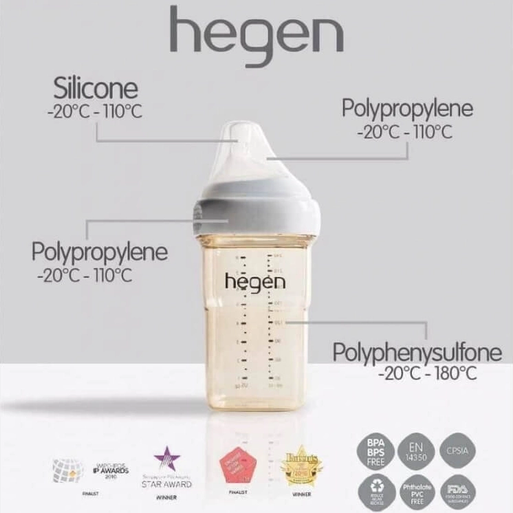 Bình sữa Hegen chính hãng
