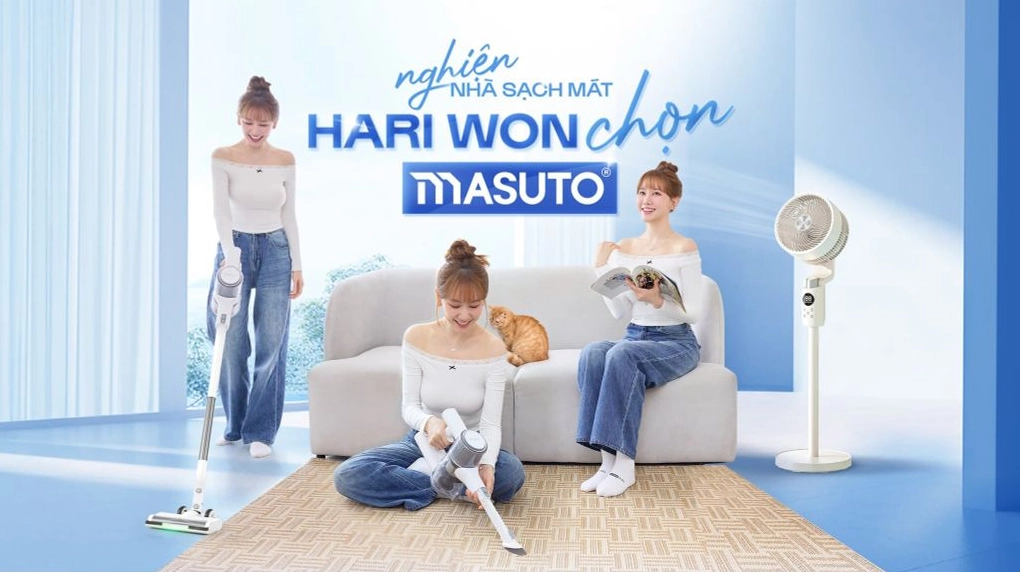 Ca sĩ Hari Won đại diện thương hiệu Masuto