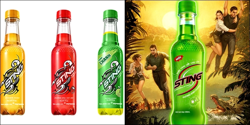 Các loại nước tăng lực Sting
