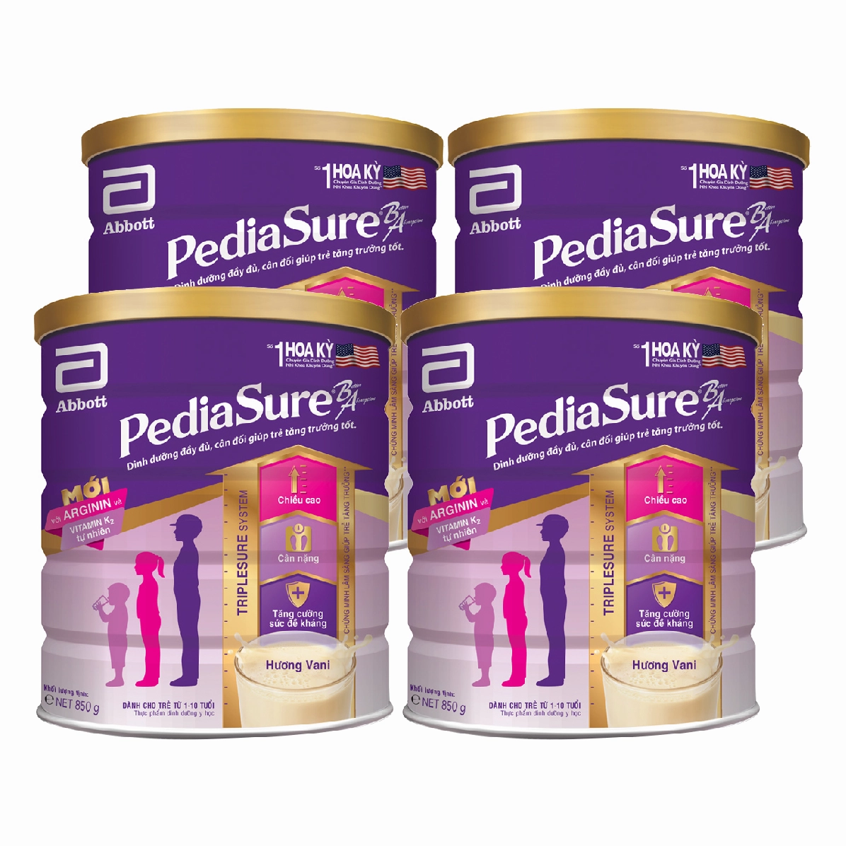 Các loại sữa Pediasure phổ biến