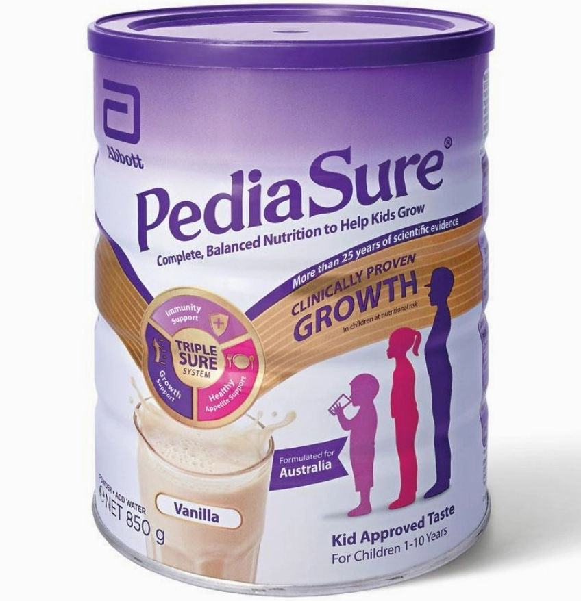 Các loại sữa Pediasure trên thị trường