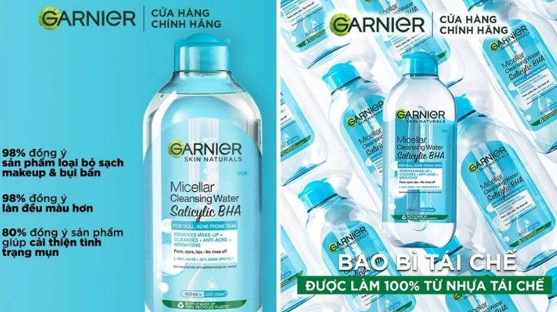 Các sản phẩm đa dạng của Garnier