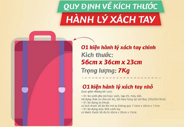 Các vật phẩm bị cấm mang lên máy bay Vietjet