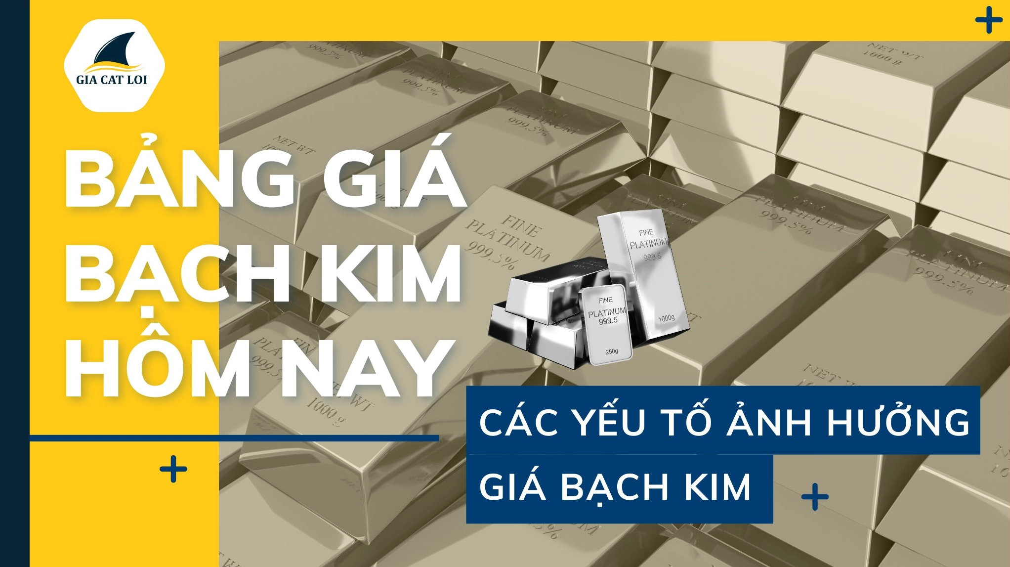 Các yếu tố ảnh hưởng giá bạch kim