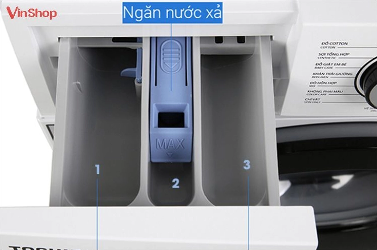 Cách cho nước giặt vào máy giặt cửa ngang