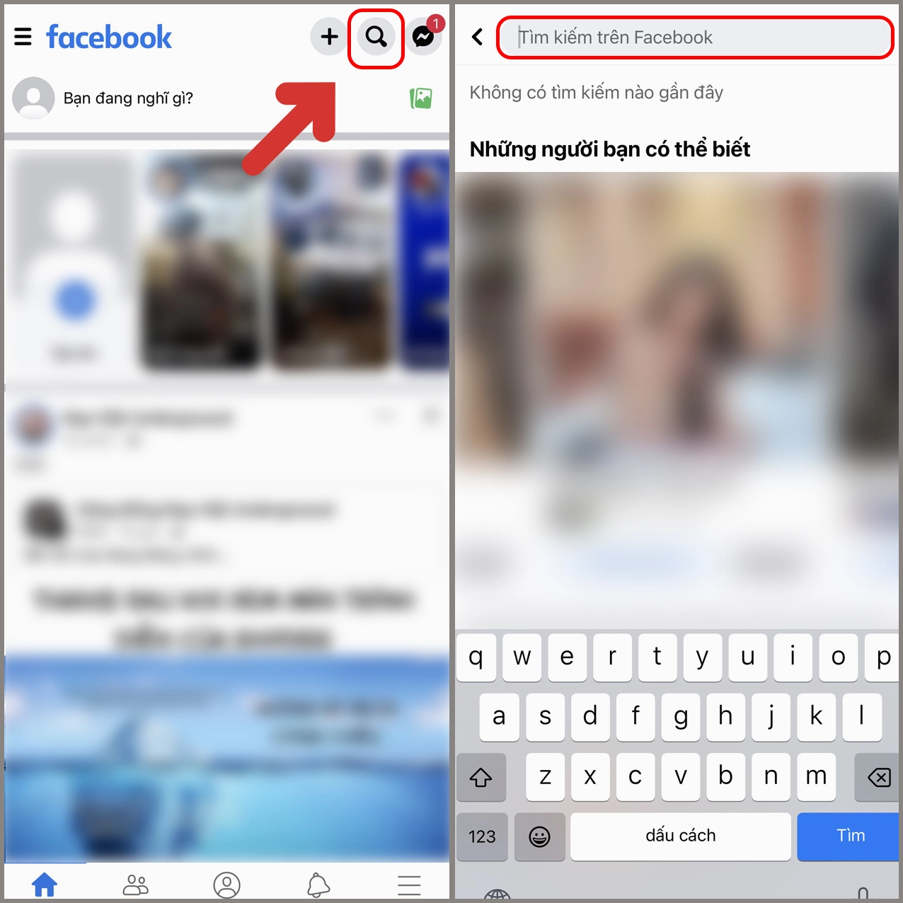 Cài đặt riêng tư ảnh hưởng đến tìm kiếm Facebook
