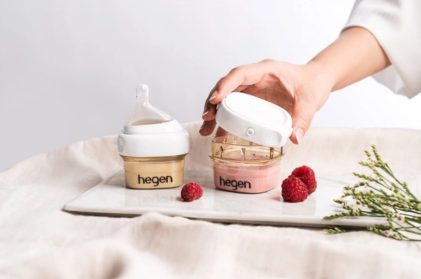 Cận cảnh bình sữa Hegen với thiết kế độc đáo