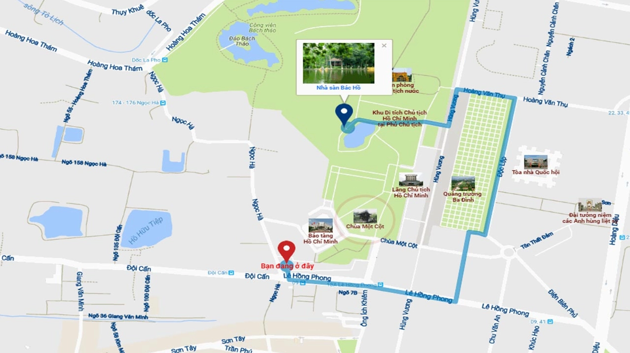 Cận cảnh cột đá và đài sen của Chùa Một Cột