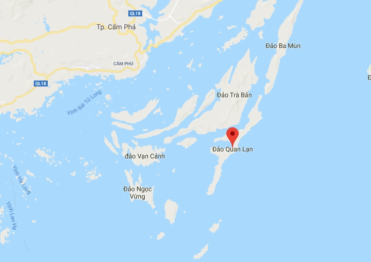Cảnh biển Quan Lạn về đêm