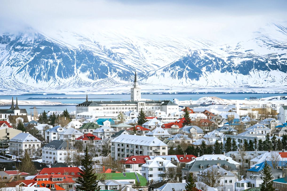 Cảnh đẹp Iceland với thác nước