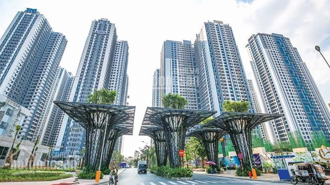 Cảnh quan chung cư Goldmark City