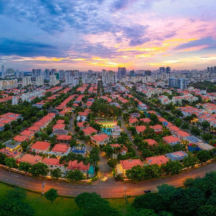 Cảnh quan khu đô thị Phú Mỹ Hưng