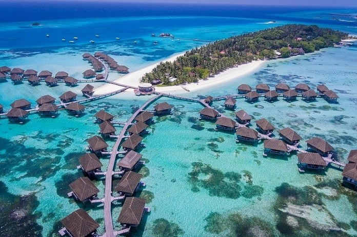 Cảnh quan Malé nhìn từ trên cao