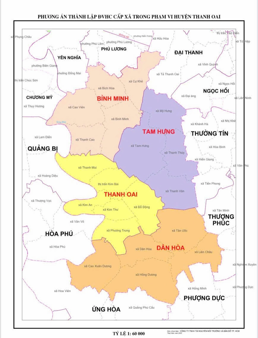 Cảnh quan nông thôn tại Thanh Oai